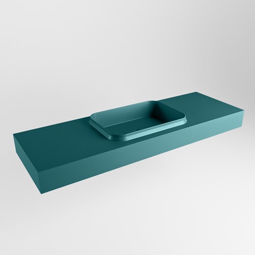 RIDGE Smag Lavabo mural solid surface 140cm. Position lavabo Centrée.