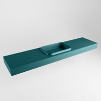 RIDGE Smag Lavabo sospeso à parete solid surface 190cm. Posizione lavabo Centro.
