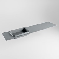 RIDGE Plata Lavabo encastrado de solid surface 191cm. Posición del fregadero Izquierda.
