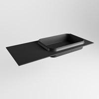 RIDGE Urban Lavabo encastré solid surface 100cm. Position lavabo Droite.