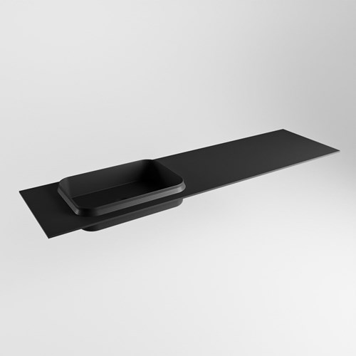 RIDGE Urban Inset / Built-in Basin solid surface 171cm. Position basin Left.
