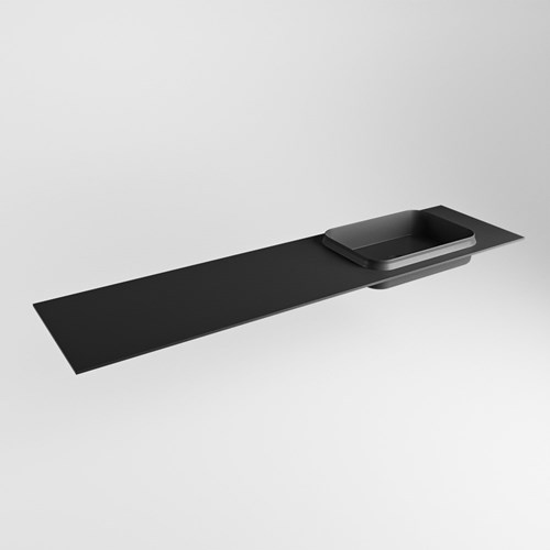 RIDGE Urban Lavabo encastrado de solid surface 181cm. Posición del fregadero Derecho.