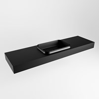 RIDGE Urban Wall-Hung Basin solid surface 161cm. Position basin Center.