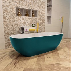 ROCK baignoire autoportante 170x70cm couleur Smag / Talc.