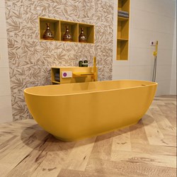ROCK baignoire autoportante 170x70cm couleur Ocher / Ocher.
