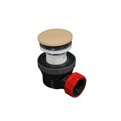 Scarico a clic per risparmio di spazio altezza 6.7cm solid surface colore Sand.