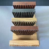 Muster-Set 4, alle multiplex/eichenfarben für Badezimmermöbel.