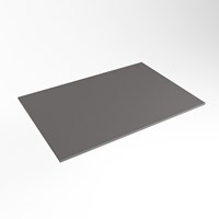 TOP 41 Dark Grey Solid surface plateau / topplaat 61cm. Dikte blad 0,9cm. Blad geschikt voor afdekplaat | waskom.-2