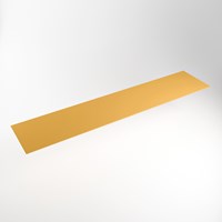 TOP 46 Ocher solid surface Encimera 220cm. Espesor de la encimera 0,9cm. Encimera adecuada para lavamanos.-2