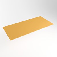 TOP 51 Ocher Solid surface plateau / topplaat 111cm. Dikte blad 0,9cm. Blad geschikt voor afdekplaat | waskom.-2