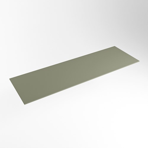 TOP 23 Army solid surface Plan de travail 131cm. Épaisseur 0,9cm. Adapté pour le plan de travail | vasque À poser.