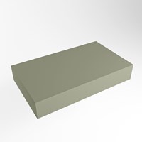TOP 23 Army Encimera suspendido de solid surface 70cm. Espesor de la encimera 12cm. Encimera adecuada para lavamanos.