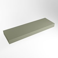 TOP 46 Army Encimera suspendido de solid surface 151cm. Espesor de la encimera 12cm. Encimera adecuada para lavamanos.