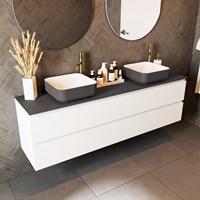 TOP 41 Dark Grey solid surface Countertop 170cm. Thickness 0,9cm. Suitable for countertop | countertop basin.