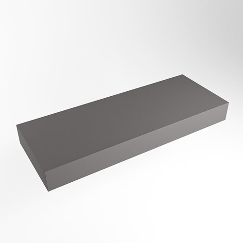 TOP 30 Dark Grey solid surface tagre suspendu 110cm. paisseur 12cm. Convient pour une vasque  poser.