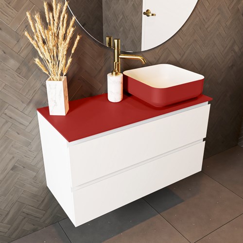 TOP 41 Fire solid surface Countertop 91cm. Thickness 0,9cm. Suitable for countertop | countertop basin.