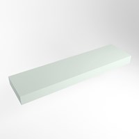 TOP 41 Greey Encimera suspendido de solid surface 161cm. Espesor de la encimera 12cm. Encimera adecuada para lavamanos.
