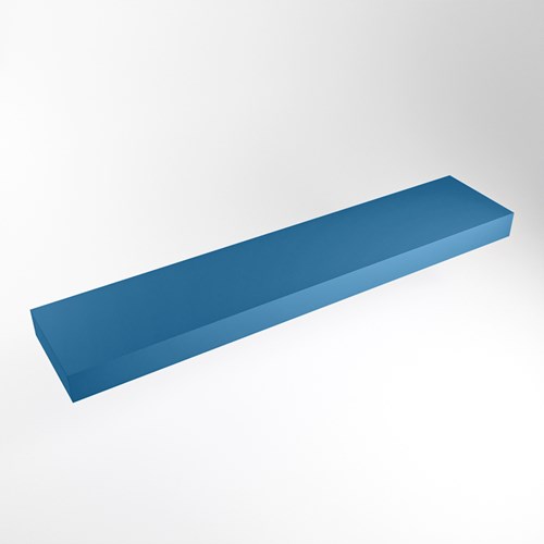 TOP 41 Jeans solid surface sospeso mensola 200cm. Spessore 12cm. Adatto per lavabo da appoggio.
