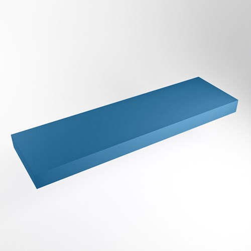 TOP 51 Jeans solid surface sospeso mensola 180cm. Spessore 12cm. Adatto per lavabo da appoggio.