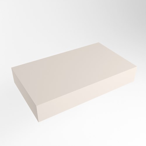 TOP 23 Linen solid surface sospeso mensola 70cm. Spessore 12cm. Adatto per lavabo da appoggio.