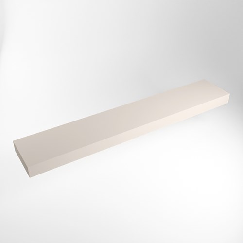 TOP 41 Linen solid surface sospeso mensola 230cm. Spessore 12cm. Adatto per lavabo da appoggio.