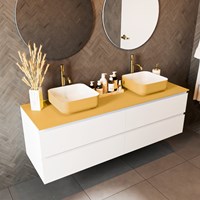 TOP 51 Ocher solid surface Piani di lavoro 161cm. Spessore 0,9cm. Adatto per il piano di lavoro | lavabo d'appoggio.