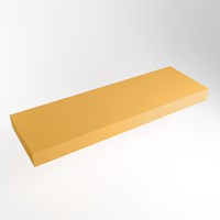 TOP 51 Ocher solid surface sospeso mensola 161cm. Spessore 12cm. Adatto per lavabo da appoggio.