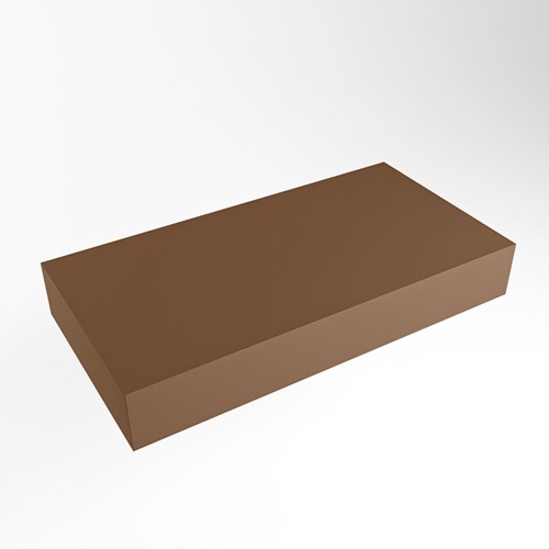 TOP 41 Rust wall-hung solid surface module / shelf 81cm. Thickness 12cm. Suitable for countertop basin.
