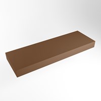 TOP 46 Rust Encimera suspendido de solid surface 141cm. Espesor de la encimera 12cm. Encimera adecuada para lavamanos.