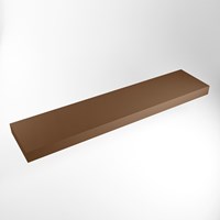 TOP 51 Rust solid surface sospeso mensola 230cm. Spessore 12cm. Adatto per lavabo da appoggio.