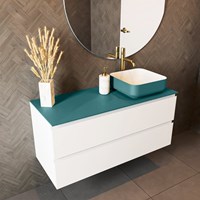 TOP 46 Smag solid surface Encimera 110cm. Espesor de la encimera 0,9cm. Encimera adecuada para lavamanos.