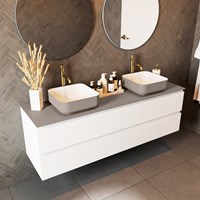 TOP 46 Smoke solid surface Countertop 161cm. Thickness 0,9cm. Suitable for countertop | countertop basin.