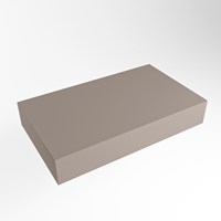 TOP 30 Smoke solid surface sospeso mensola 71cm. Spessore 12cm. Adatto per lavabo da appoggio.
