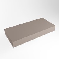 TOP 23 Smoke solid surface sospeso mensola 90cm. Spessore 12cm. Adatto per lavabo da appoggio.