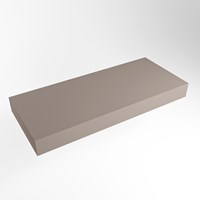 TOP 51 Smoke solid surface étagère suspendu 120cm. Épaisseur 12cm. Convient pour une vasque à poser.