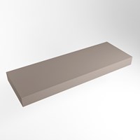 TOP 51 Smoke solid surface sospeso mensola 151cm. Spessore 12cm. Adatto per lavabo da appoggio.