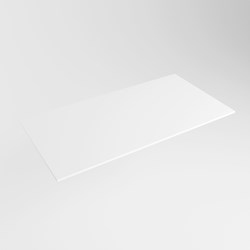 TOP 23 Talc solid surface Plan de travail 81cm. Épaisseur 0,9cm. Adapté pour le plan de travail | vasque À poser.
