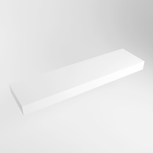 TOP 30 Talc solid surface sospeso mensola 160cm. Spessore 12cm. Adatto per lavabo da appoggio.