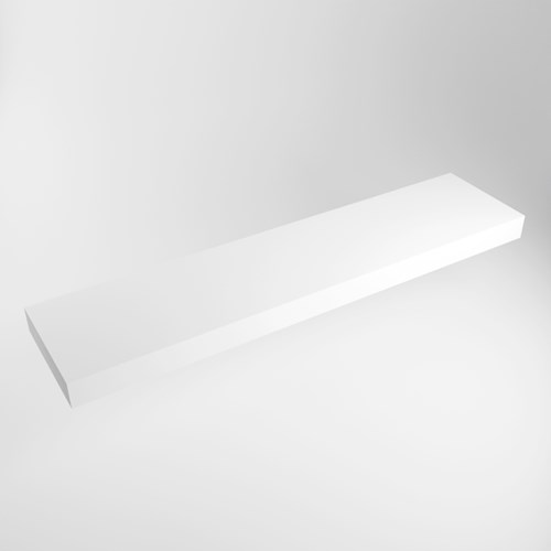TOP 51 Talc Encimera suspendido de solid surface 220cm. Espesor de la encimera 12cm. Encimera adecuada para lavamanos.