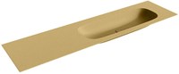 STOR Medium Oro Einbauwaschbecken aus solid surface (mineralwerkstoff) 181cm. Waschbeckenposition Rechts.