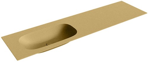 STOR Small Oro Lavabo incasso solid surface 170cm. Posizione lavabo Sinistra.
