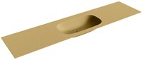 STOR Small Oro Einbauwaschbecken aus solid surface (mineralwerkstoff) 191cm. Waschbeckenposition Mittig.