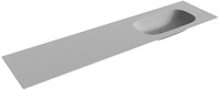 STOR Small Plata Inset / Built-in Basin solid surface 190cm. Position basin Right.