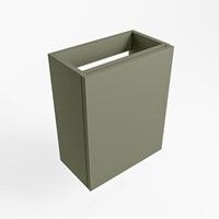 FOWY meuble lave-main sans lavabo 40cm 1 porte couleur Army.