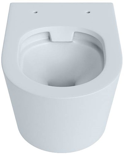 LAVIE WC suspendu single fire sans bride chasse d´eau profonde Clay.-2