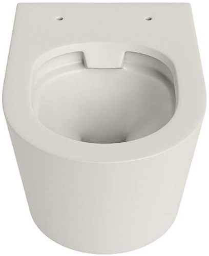 LAVIE WC suspendu single fire sans bride chasse d´eau profonde Linen.-2