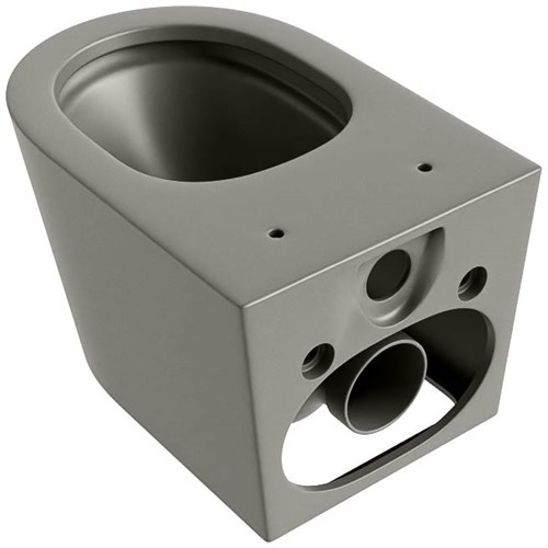 LAVIE hangend toilet single fire rimless diepspoel Smoke.-3