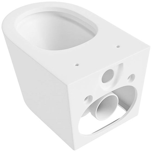 LAVIE WC suspendu single fire sans bride chasse d´eau profonde Talc.-3