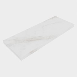 TOP 23 Carrara Mélamine Plan de travail 61cm. Épaisseur 3cm. Adapté pour le plan de travail | vasque À poser.