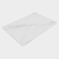 TOP 41 Carrara melamine plateau / topplaat 61cm. Dikte blad 3cm. Blad geschikt voor afdekplaat | waskom.